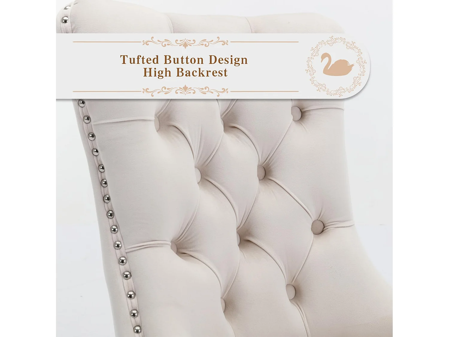 Winchester Set of 2 Velvet Dining Chairs with Sliver Chrome Legs & Upholstered with Velvet Fabric