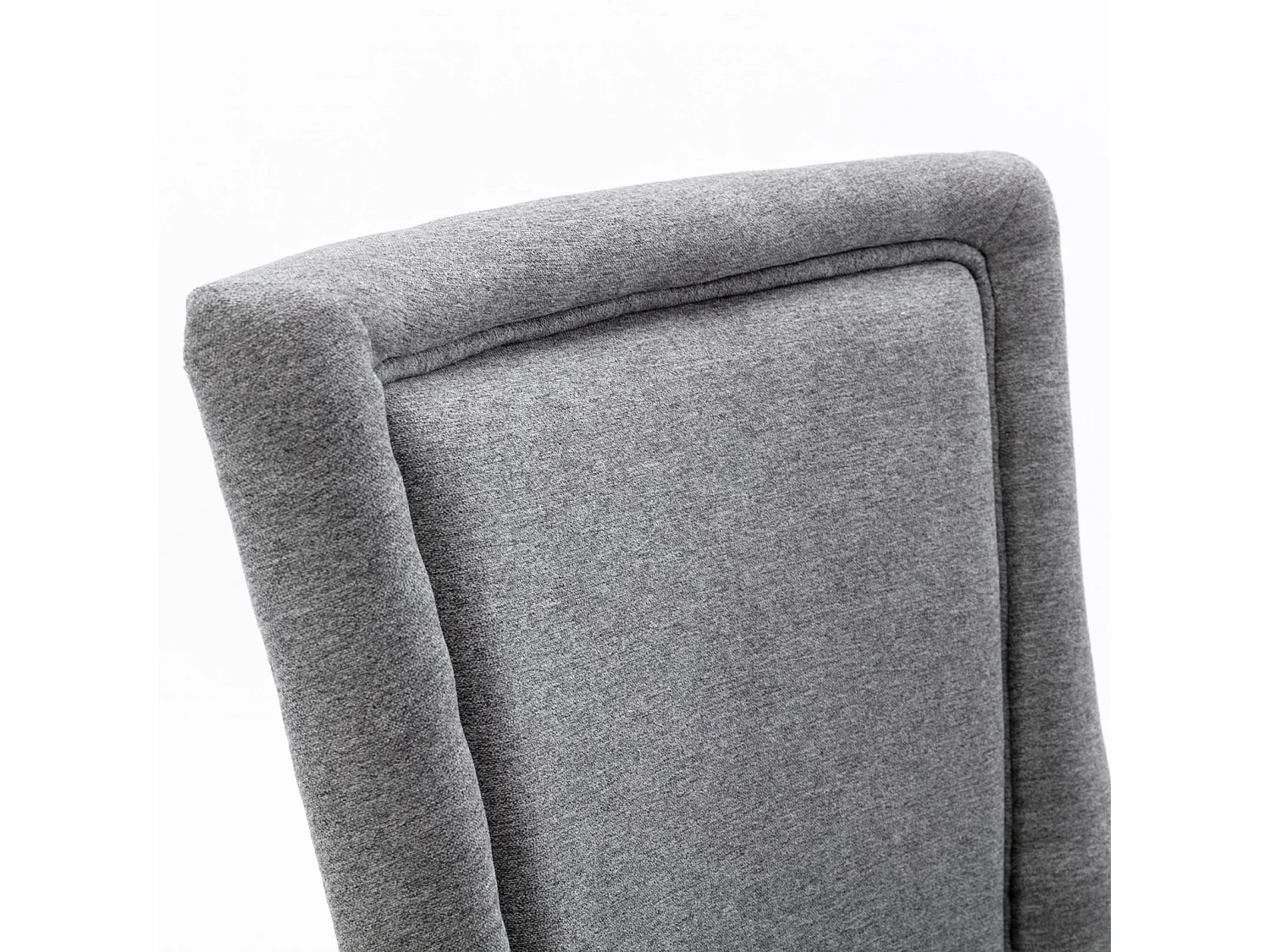 Bewley Set of 6 Dining Chairs Upholstered in Linen with Oak Wood Legs
