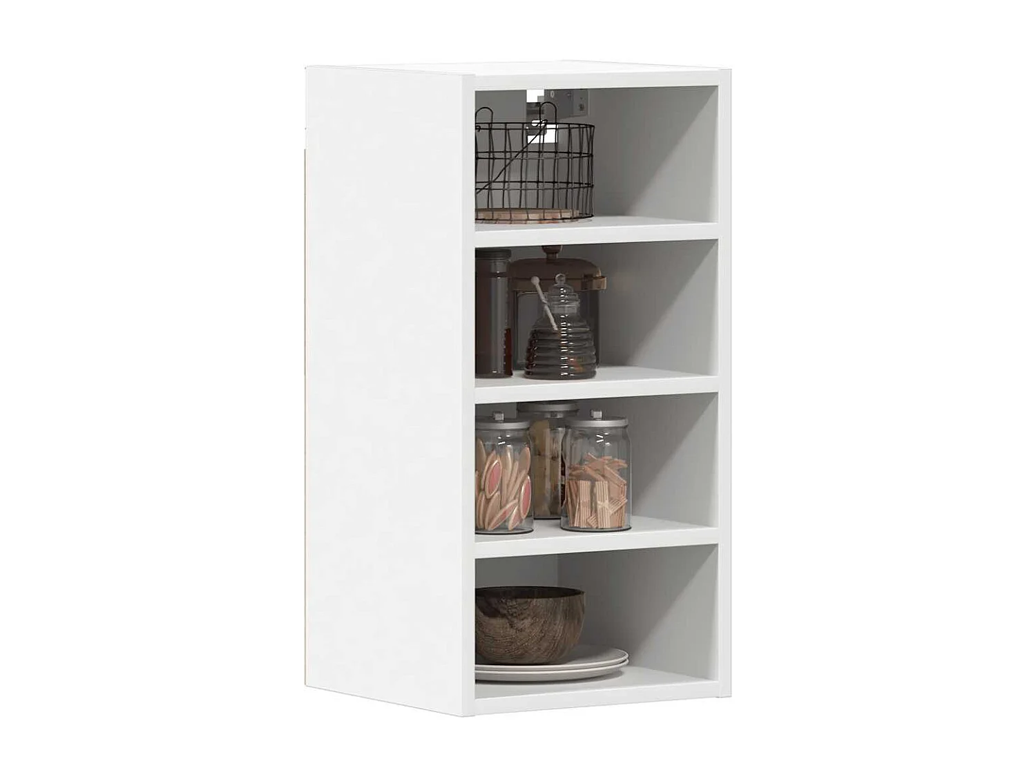 Meuble suspendu Blanc 30 x 29,5 x 60 cm Bois d'ingénierie