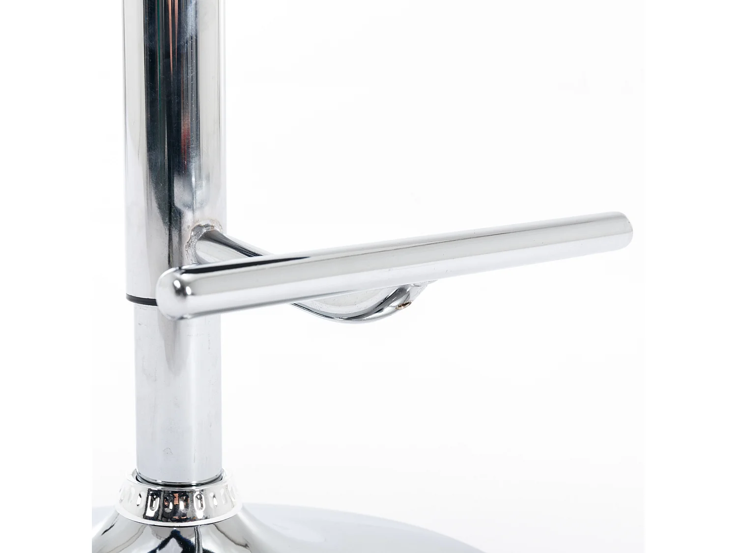 Set of 4 Luxury Velvet Bar Stools with Adjustable Swivel Chrome Base