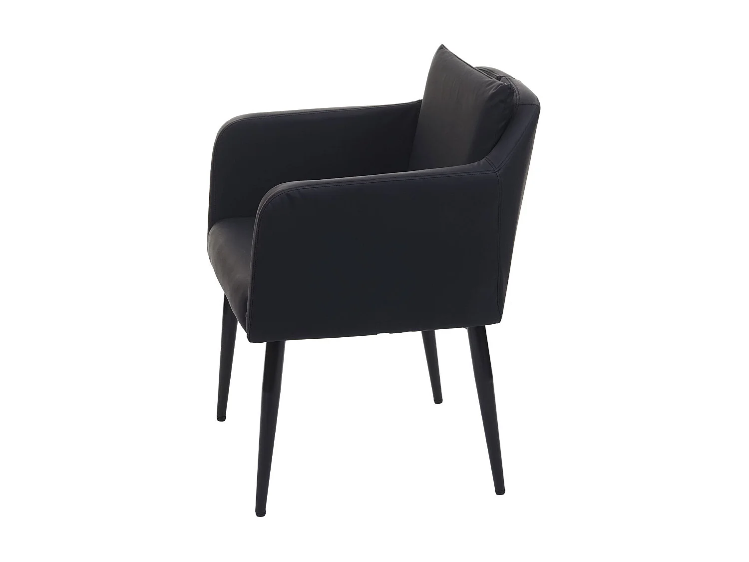 Fauteuil chaise lounge salle métal argentée 60 x 65 x 83 cm 04_0002288