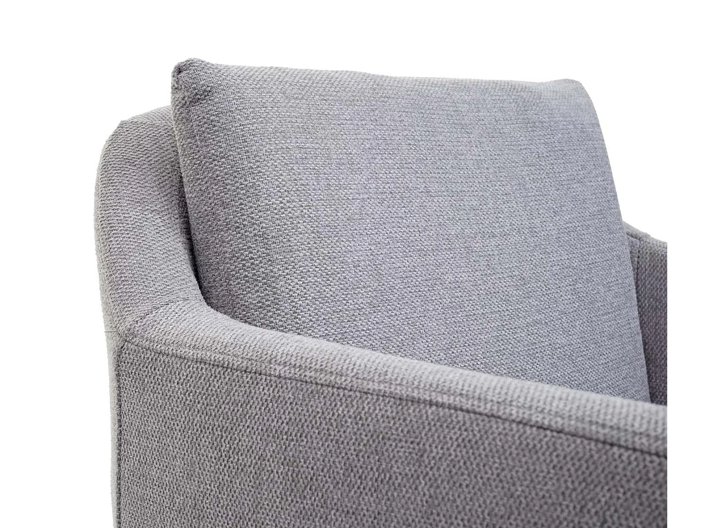 Fauteuil chaise lounge salle métal grise 60 x 65 x 83 cm 04_0002289