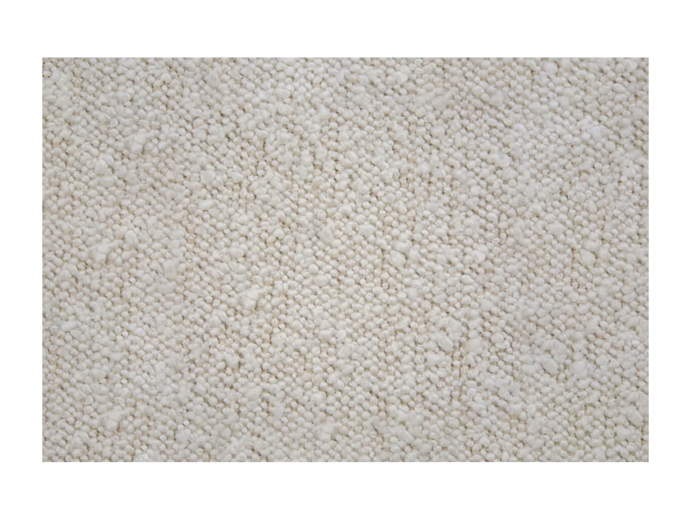Lit 90x190cm avec tête de lit lignes bouclette et sommier kit Beige - Hauteur totale : 29cm