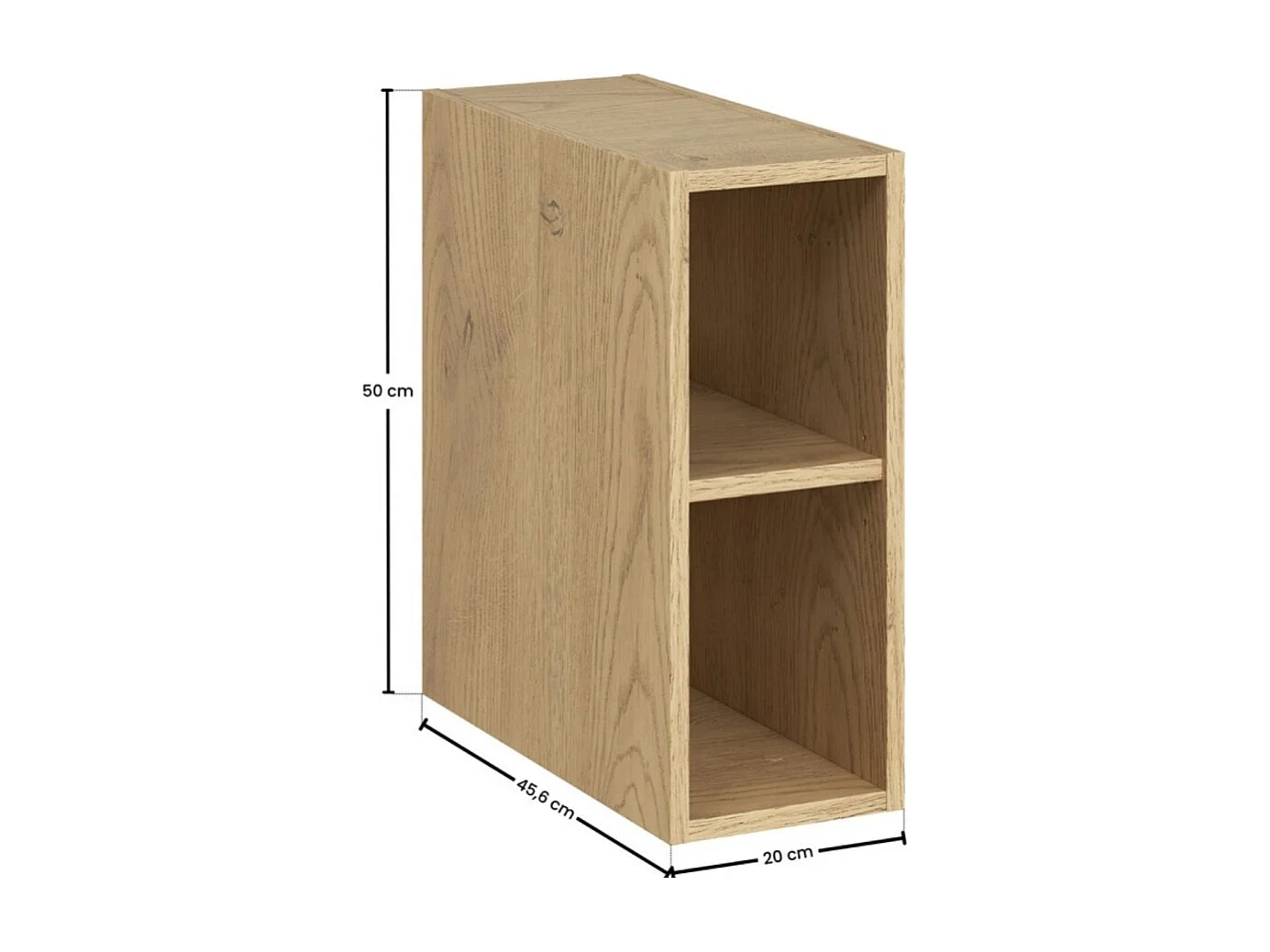 Wandhängendes Badezimmer-Set OSTER 120cm: Unterschrank mit weißen Schubladen und sichtbaren Fächern + Platte für Waschbecken