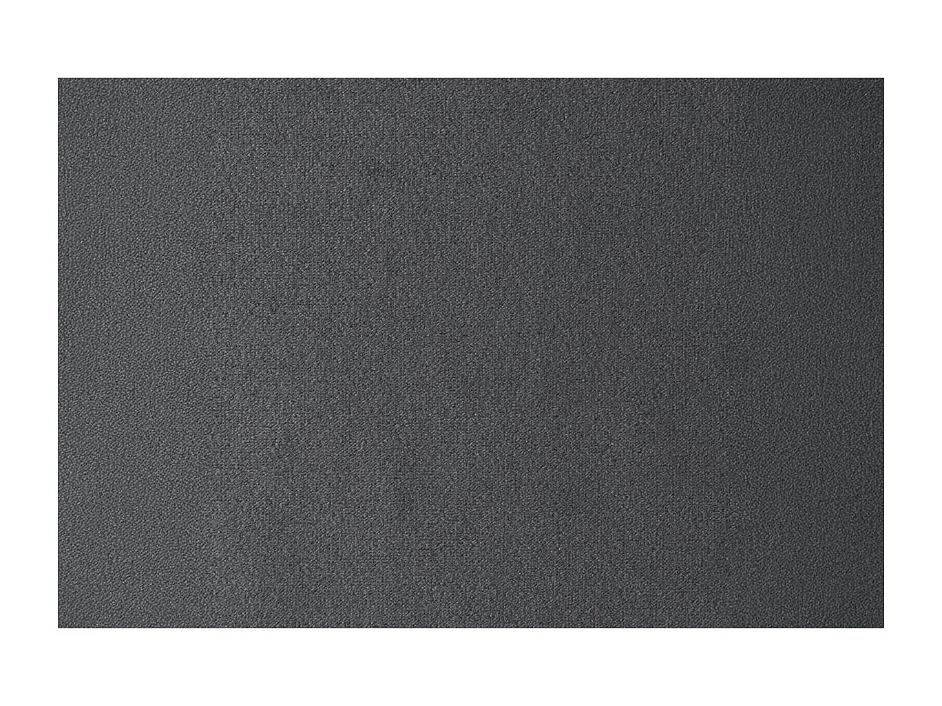 Lit 160x200cm avec tête de lit tapissier velours et sommier tapissier gris anthracite - Hauteur totale : 29cm