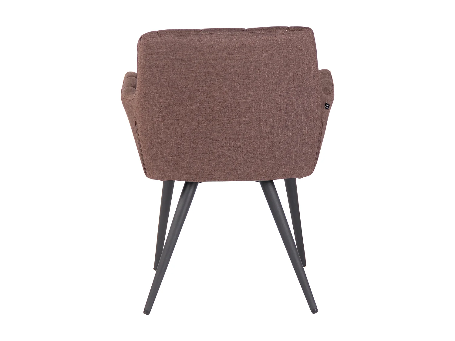 chaises avec accoudoirs - Tissu - Marron - Lyss