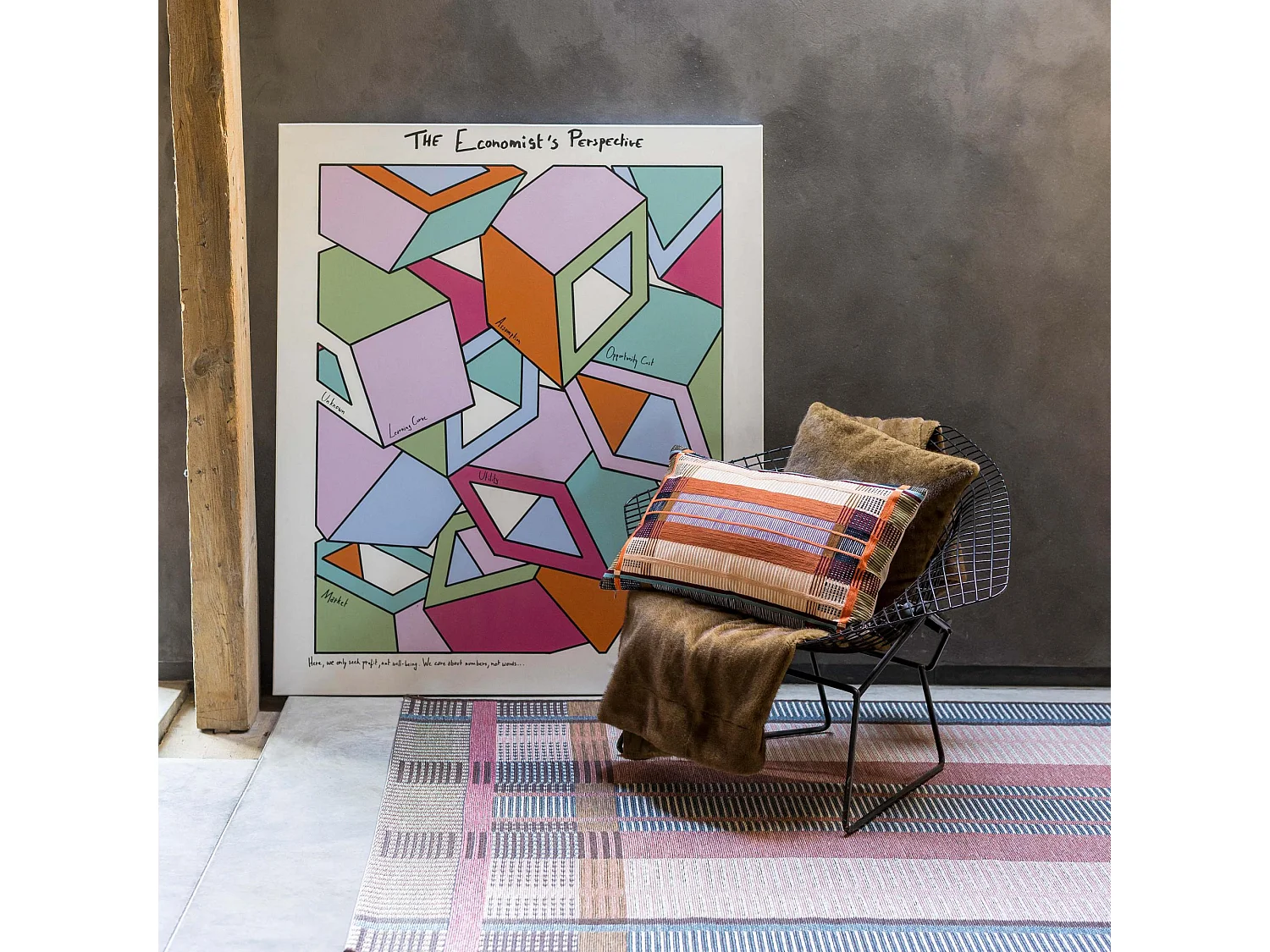 Liwen kussen Koffie 40 x 65 cm