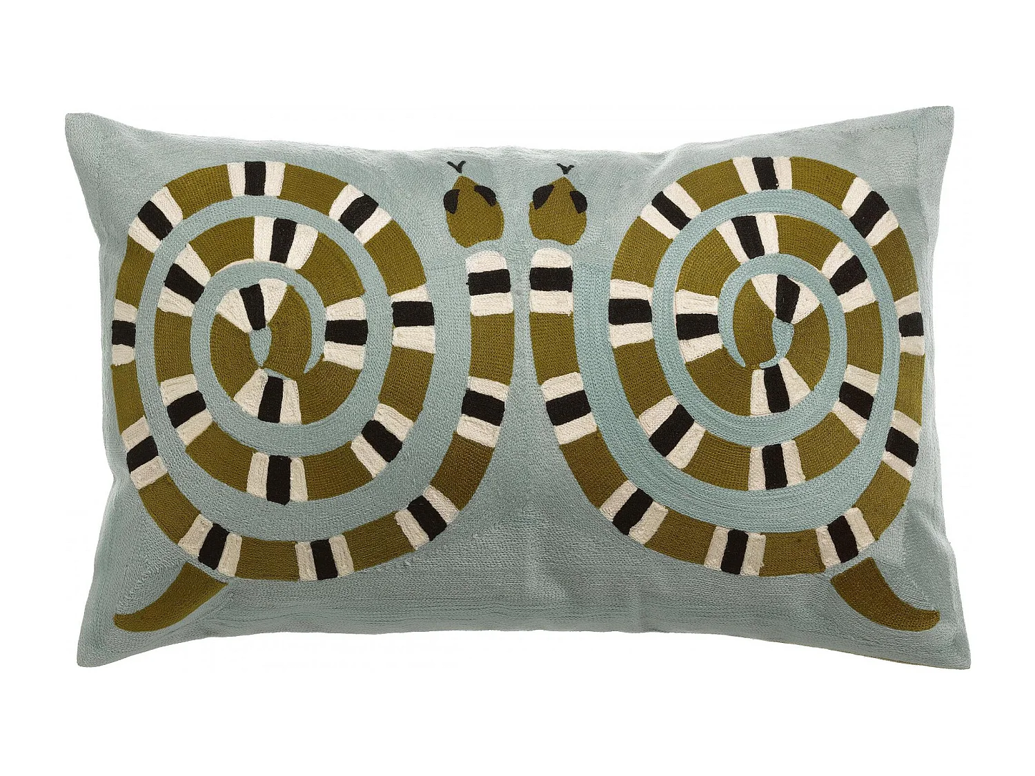 Geborduurd kussen Yoka Hemels 40 x 65 cm