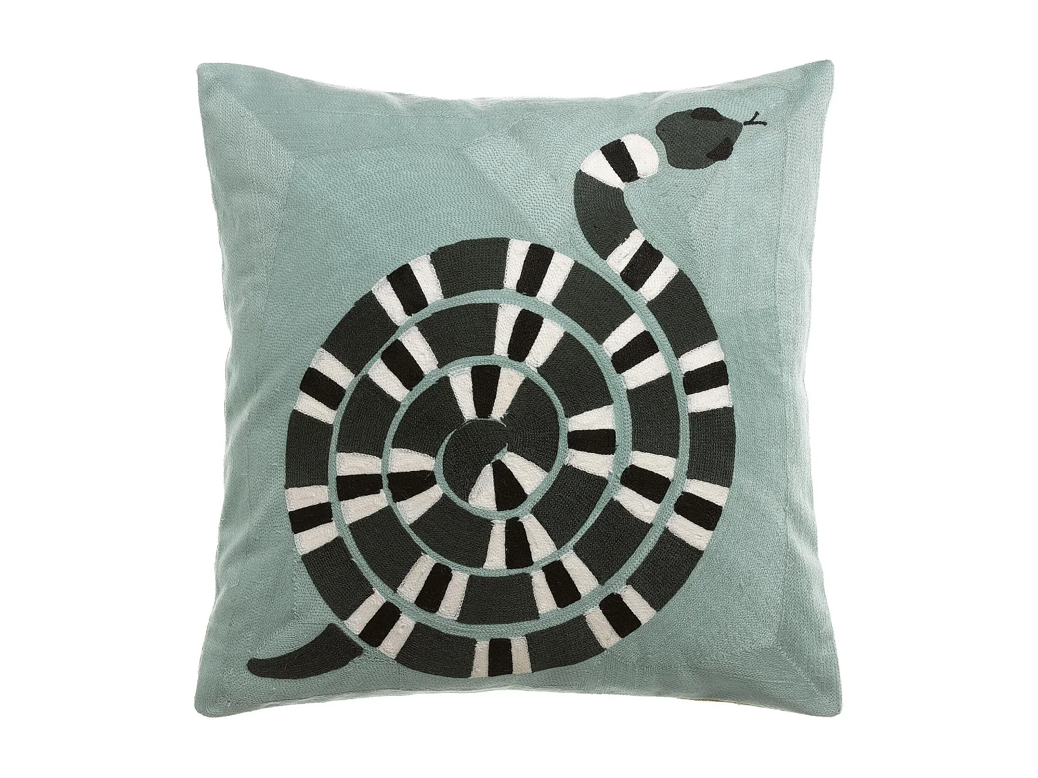 Geborduurd kussen Yoka Hemels 45 x 45 cm