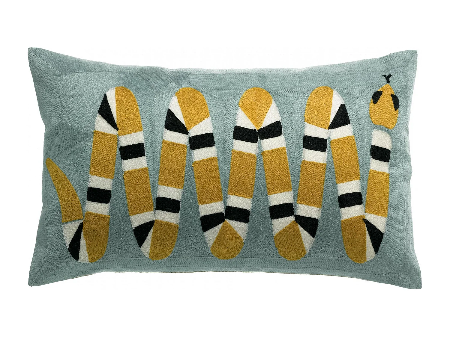 Geborduurd kussen Yoka Hemels 30 x 50 cm