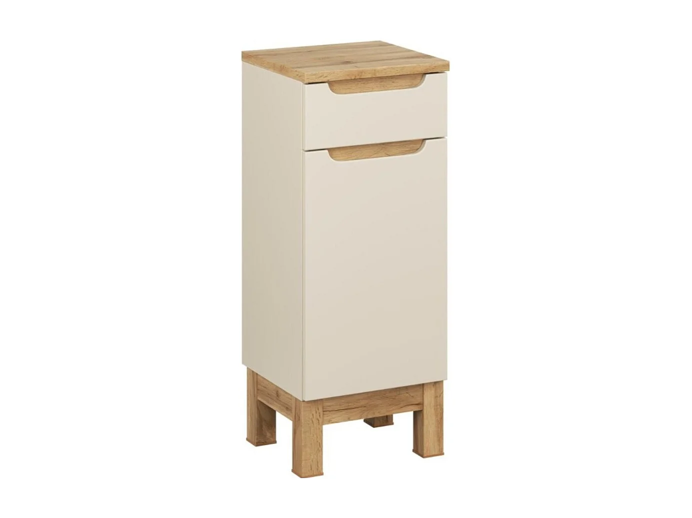 Ensemble ERMANO cachemire 130cm : meuble sous vasque + vasque à poser + rangements suspendus et à poser + miroirs