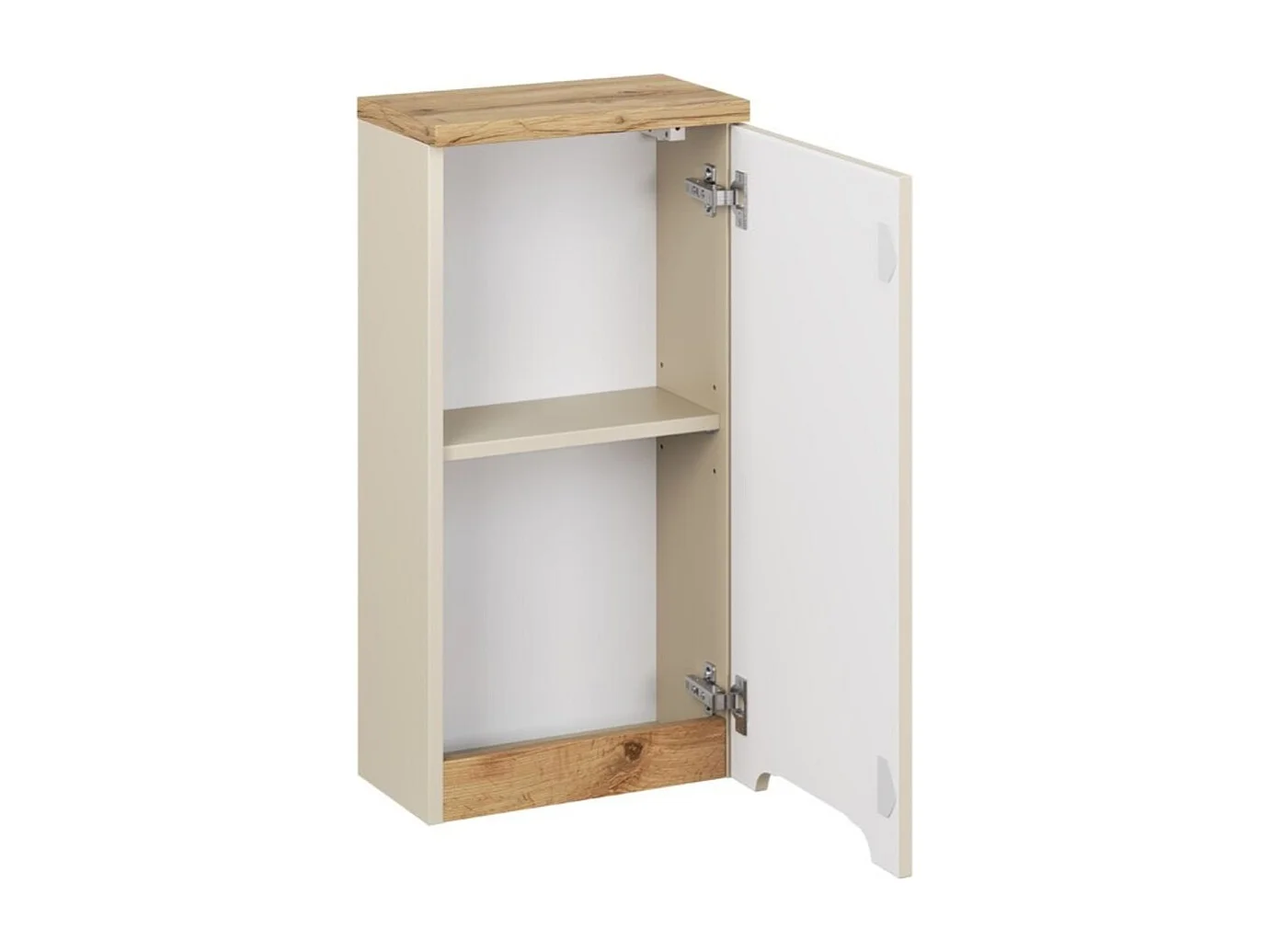 Ensemble ERMANO cachemire 130cm : meuble sous vasque + vasque à poser + rangements suspendus et à poser + miroirs