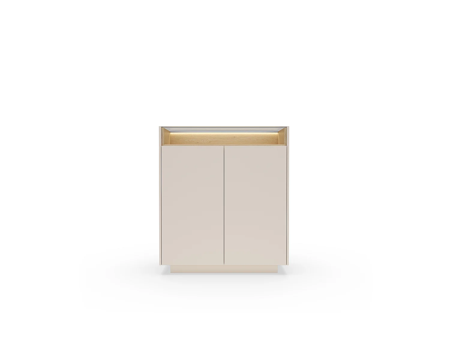 Komoda, beż + dąb cremona, 103,2 x 119,2 x 39,5 cm