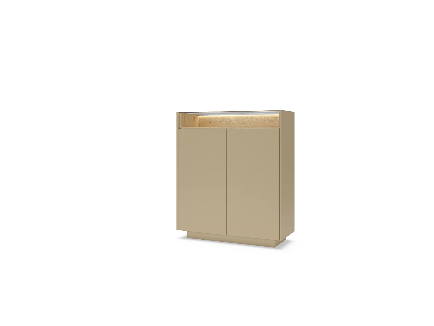 Kommode, Kakao + Cremona-Eiche, 103,2 x 119,2 x 39,5 cm