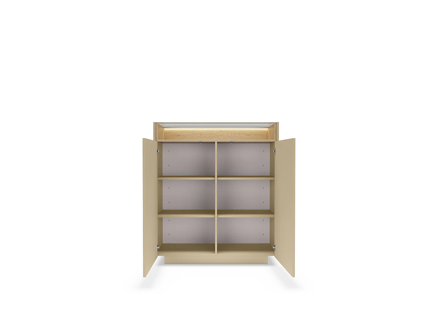 Kommode, Kakao + Cremona-Eiche, 103,2 x 119,2 x 39,5 cm