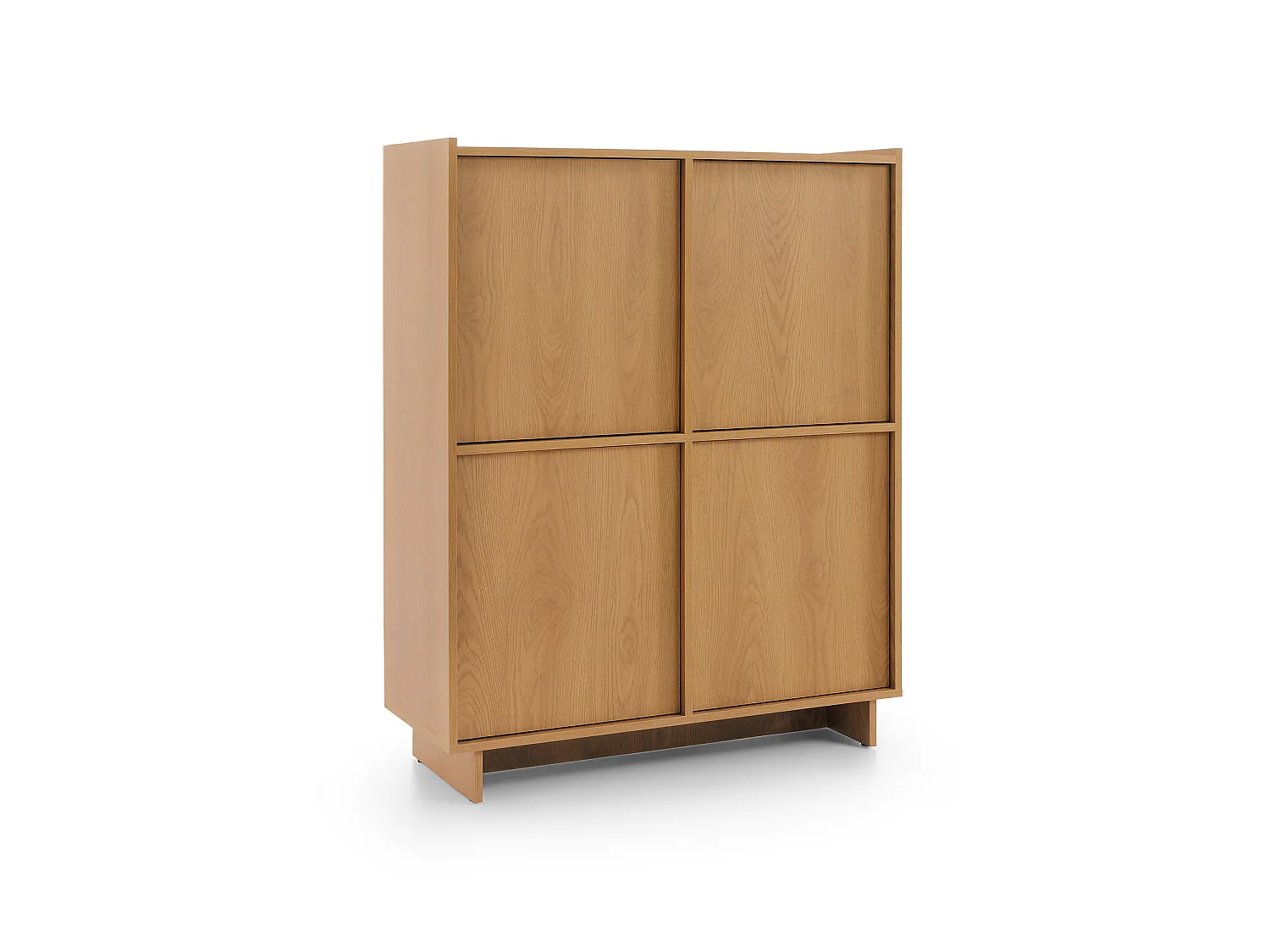Kommode, karamellfarbene Eiche, 98 x 124 x 39 cm
