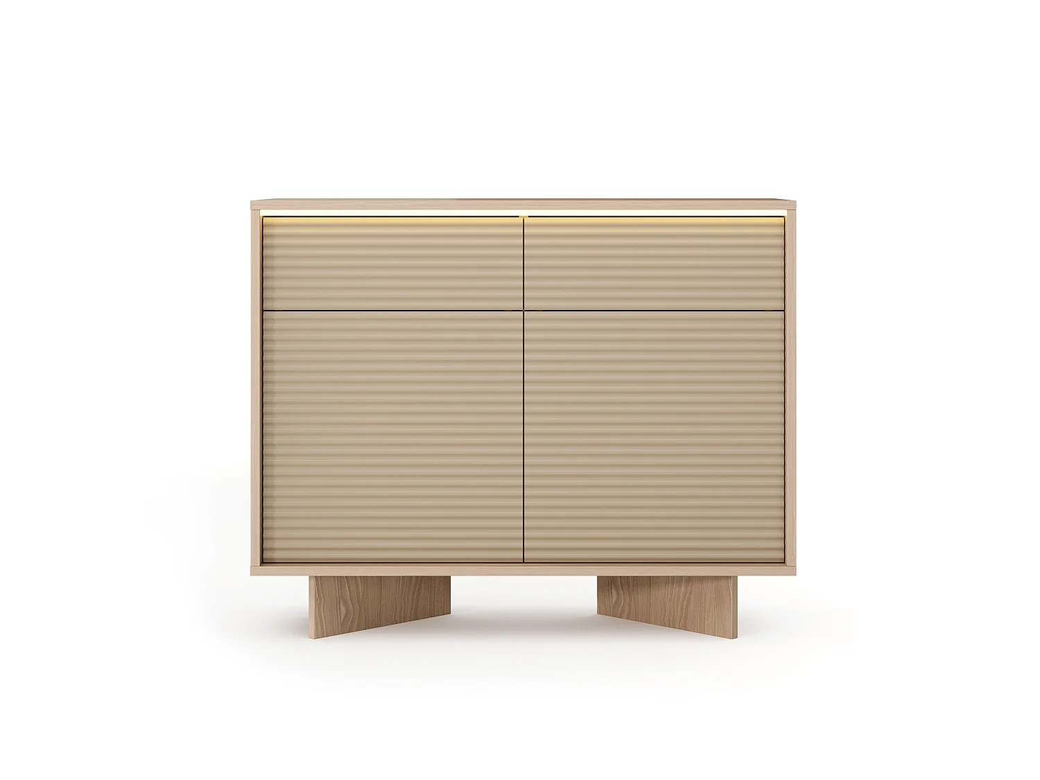 Kommode, naturlig bolivar, 103,9 x 84,4 x 40 cm
