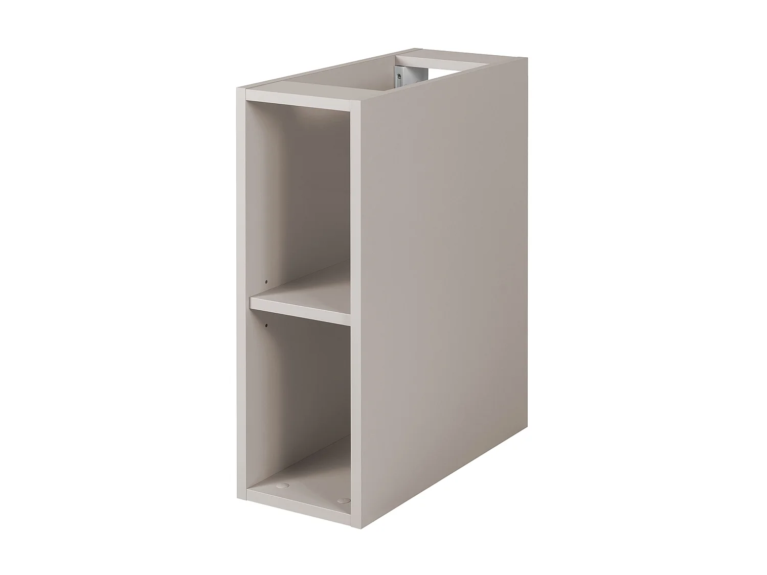 Meuble de salle de bains, cachemire, plateau en marbre blanc, 100 (80+20) x 57 x 46 cm
