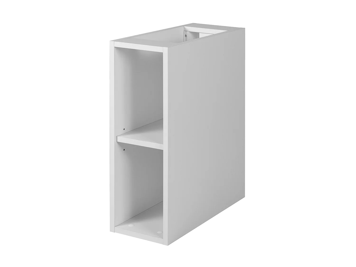 Meuble de salle de bains, cachemire, plateau en marbre blanc, 100 (80+20) x 57 x 46 cm