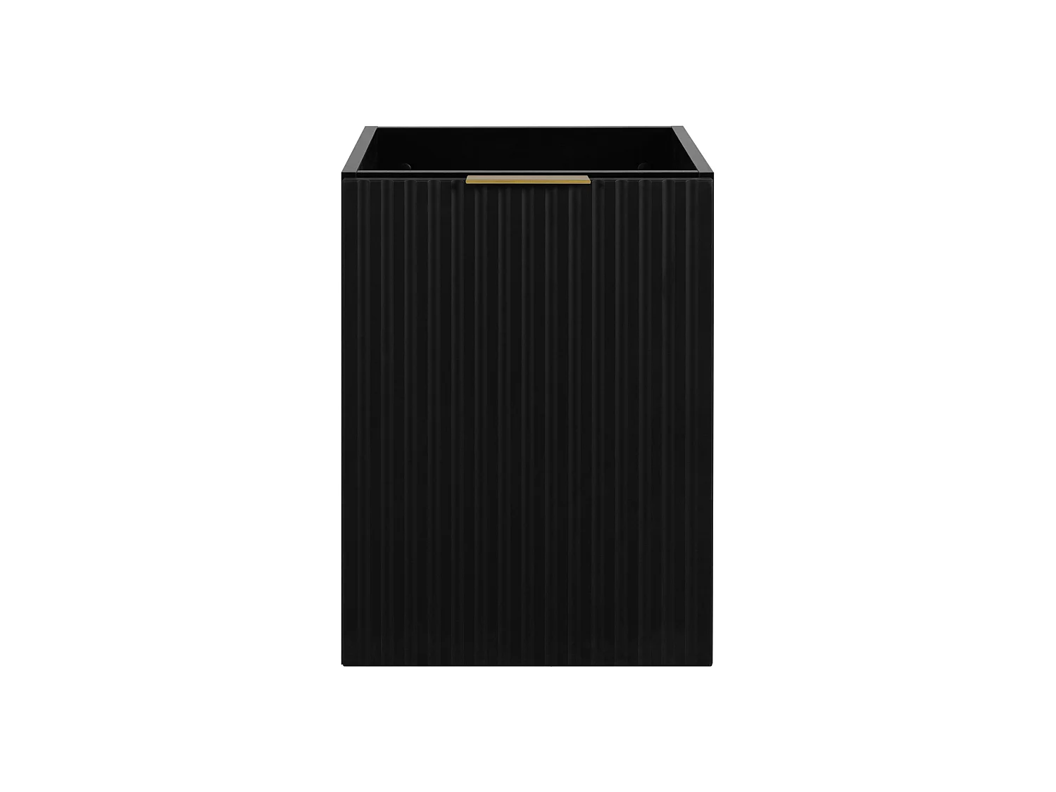 Wandhängender Badezimmerschrank, schwarz / schwarze Marmorarbeitsplatte (MDF), 120 x 57 x 46 cm