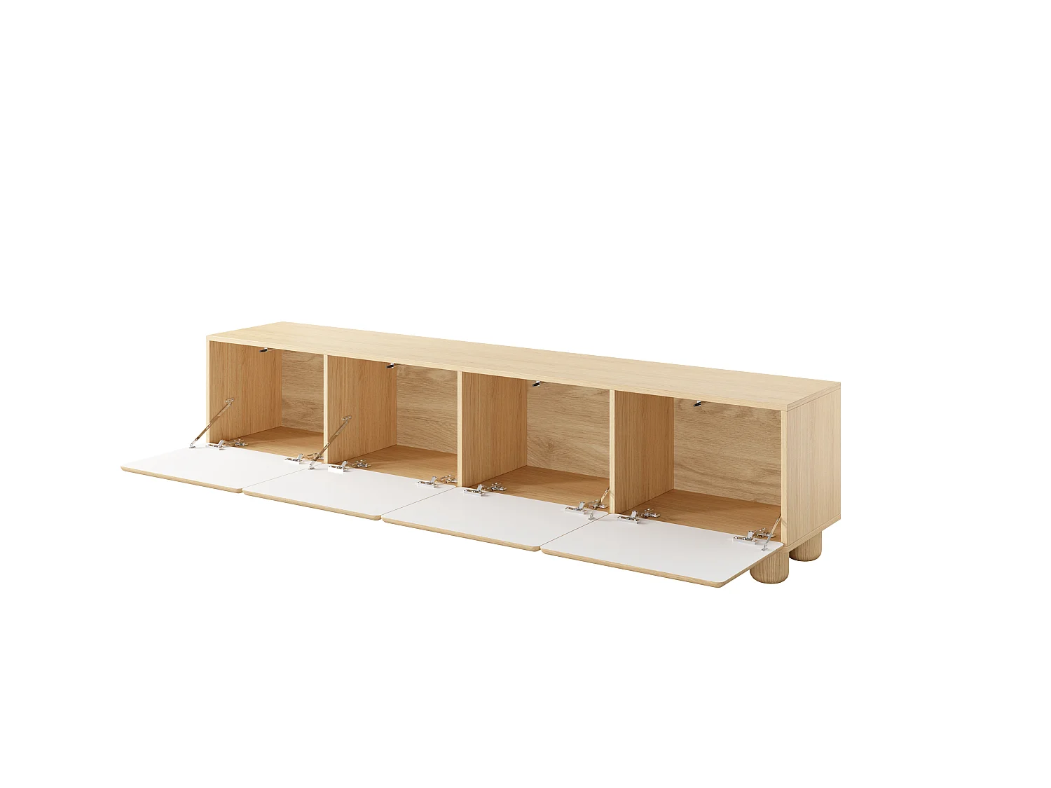 TV-Schrank, Vicenza-Eiche, 199,7 x 46,7 x 38 cm