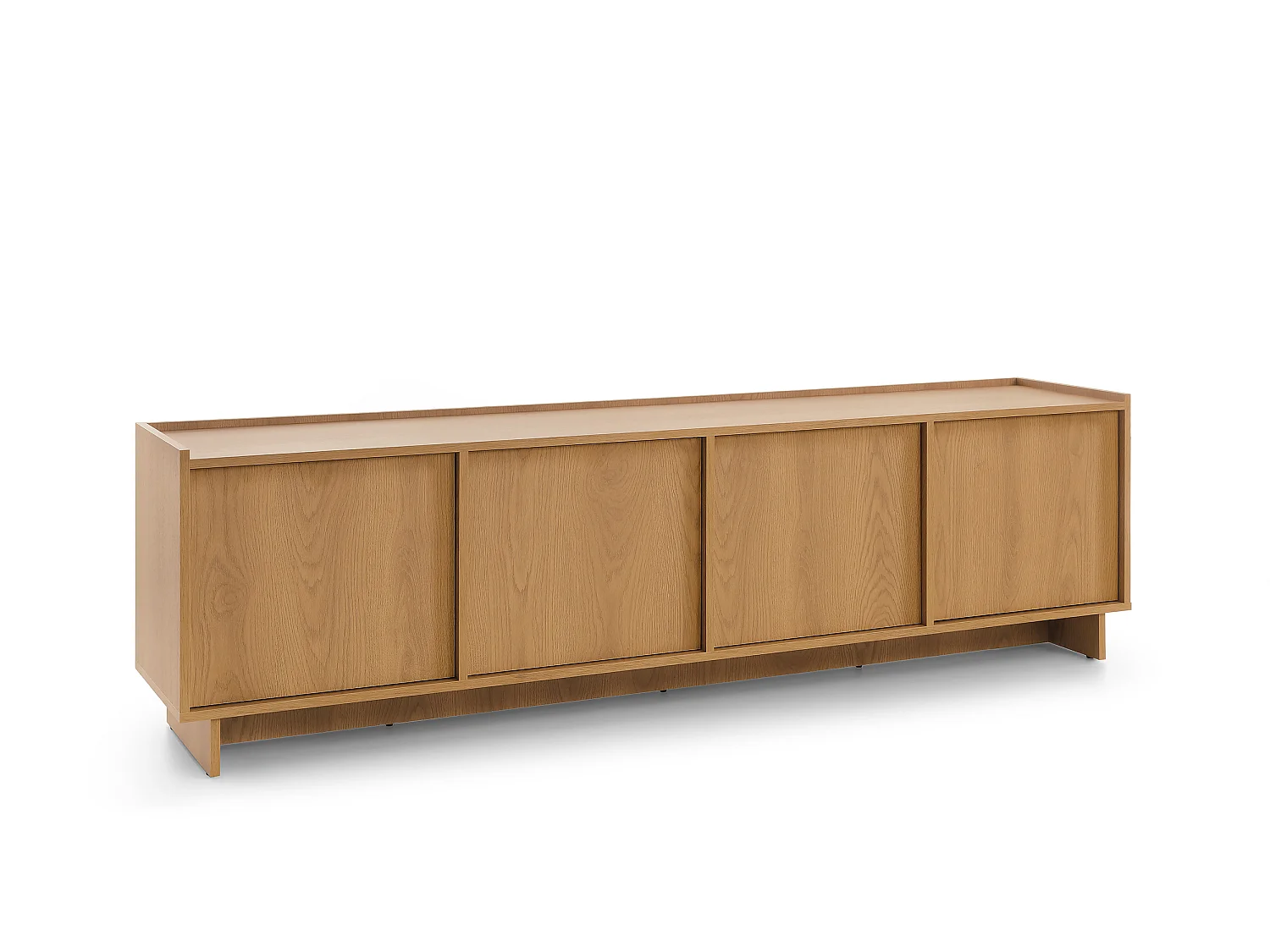 TV Schrank, karamellfarbene Eiche, 195 x 55 x 39 cm