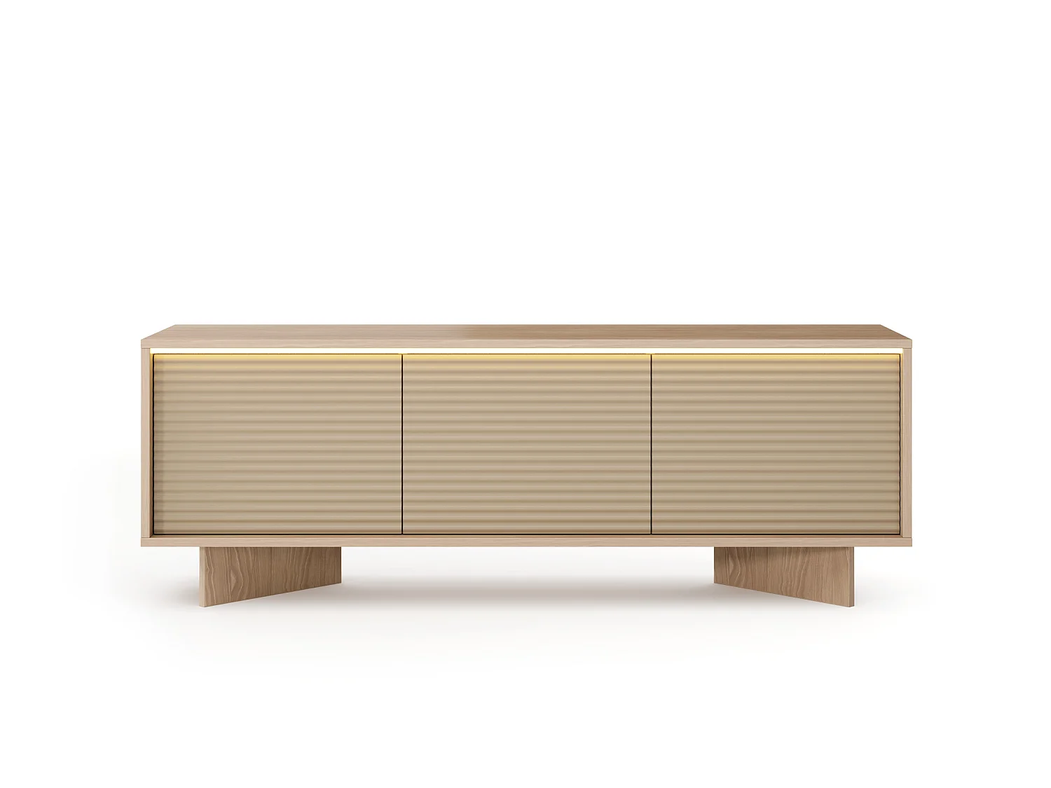 Fernsehschrank, Natur-Bolivar, 153,9 x 54,4 x 40 cm