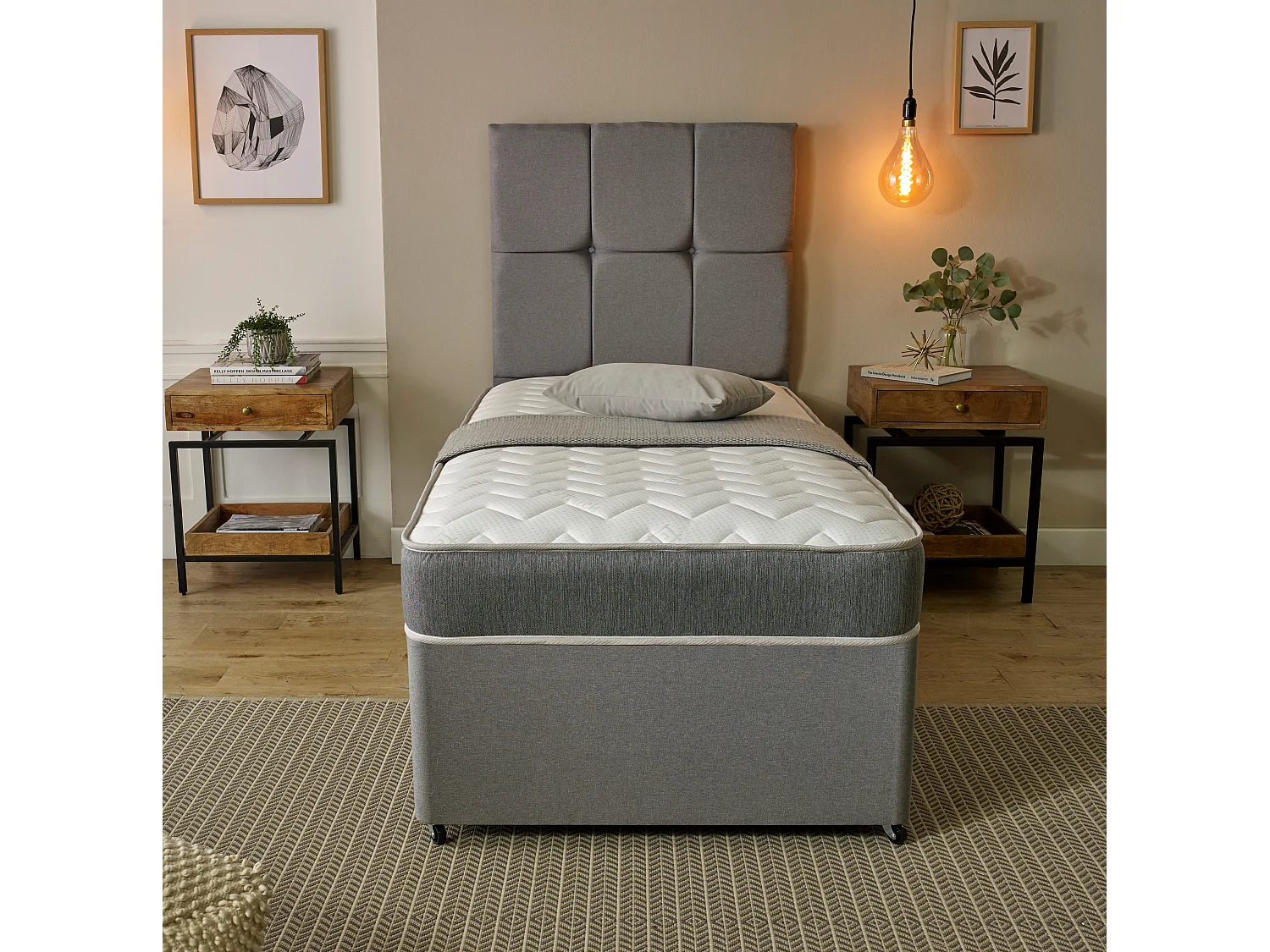 Zig Zag Hybrid Spring Mattress - Soft Firmness