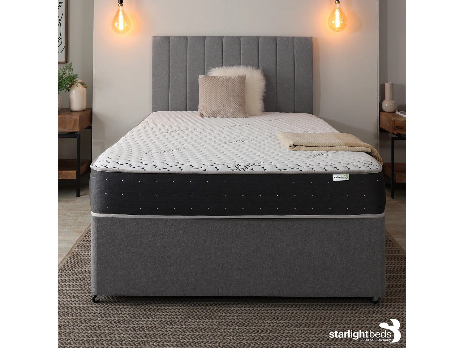 Cashmere 1000 Pocket Natural Mattress
