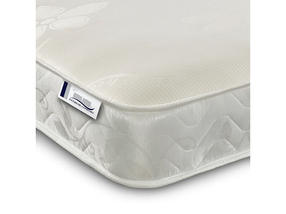 The Pluto Stress-Free Essentials 17cm Deep White Border  Hybrid Spring Mattress