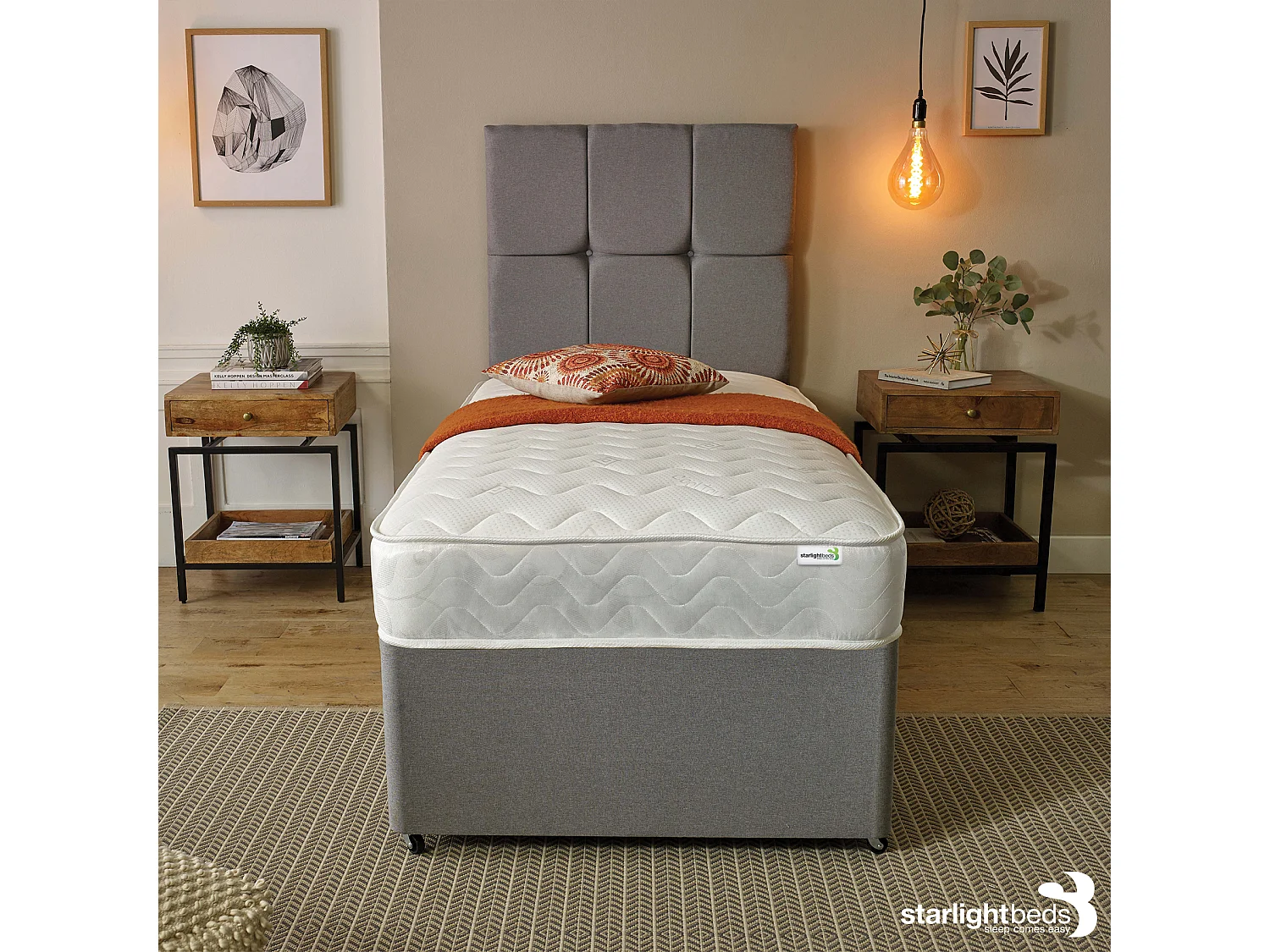 Wavy Memory Foam Spring Mattress