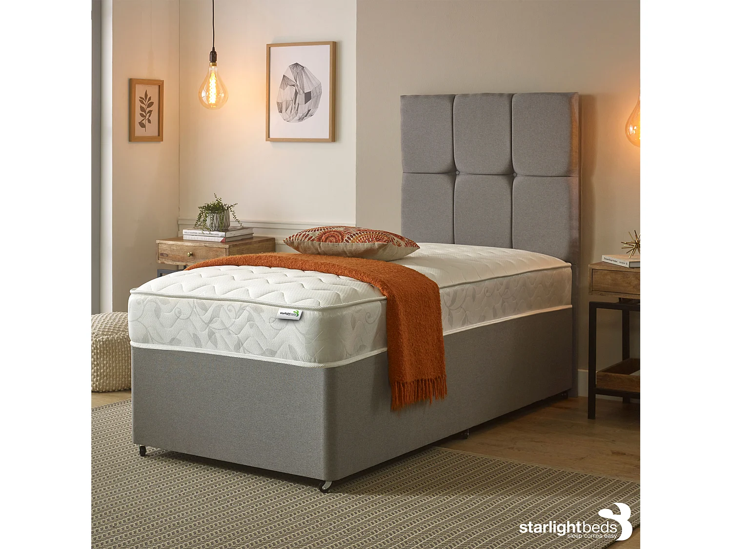 Wavy Memory Foam Spring Mattress
