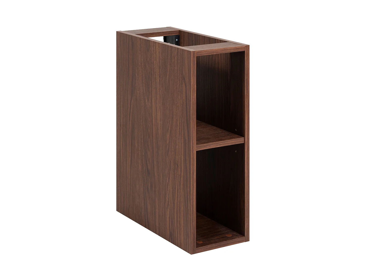Mensola da bagno, colore: rovere noce, 20 x 44 x 60,7 cm