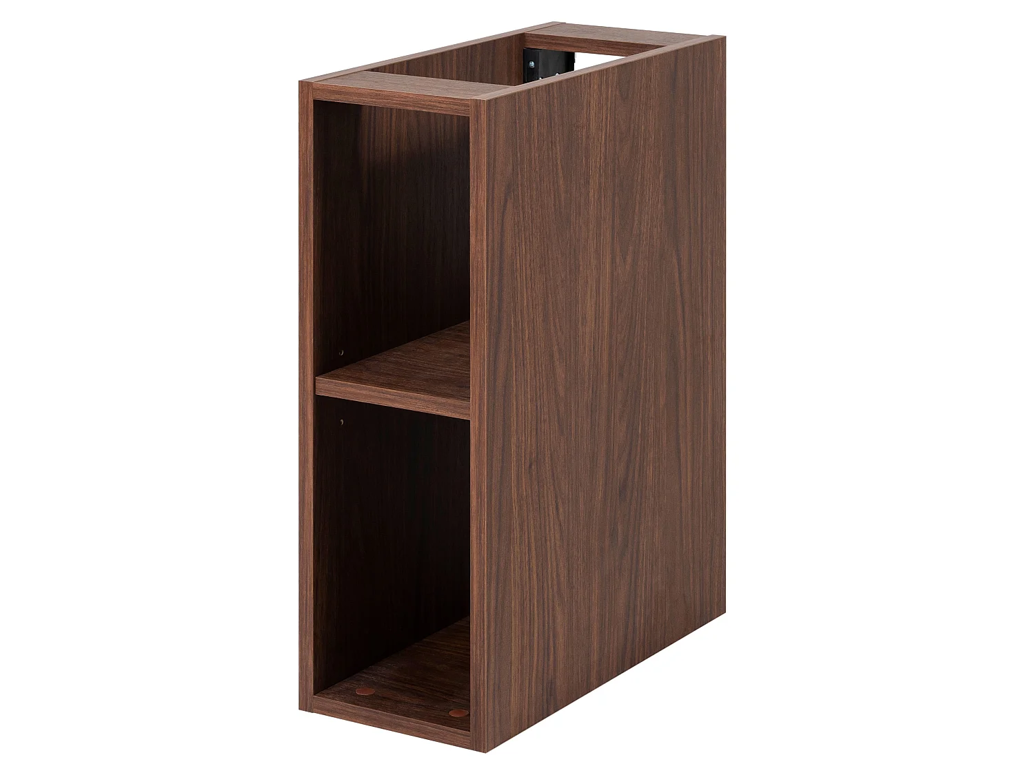 Mensola da bagno, colore: rovere noce, 20 x 44 x 60,7 cm