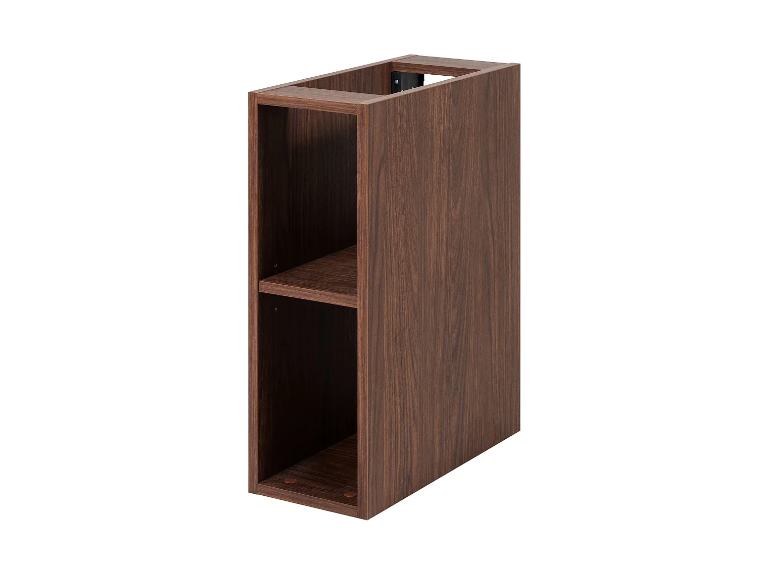 Mensola da bagno, colore: rovere noce, 20 x 44 x 60,7 cm