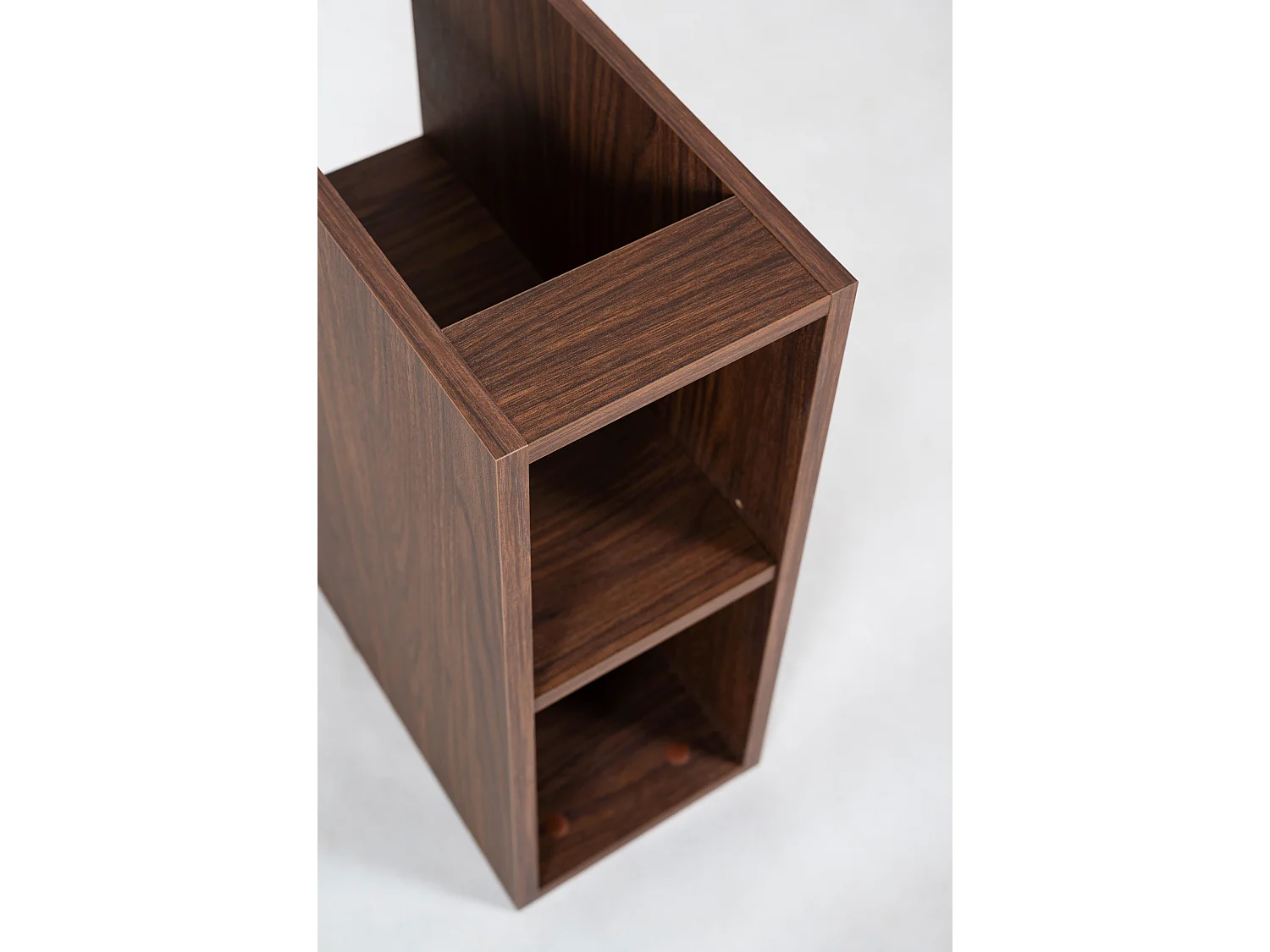 Mensola da bagno, colore: rovere noce, 20 x 44 x 60,7 cm