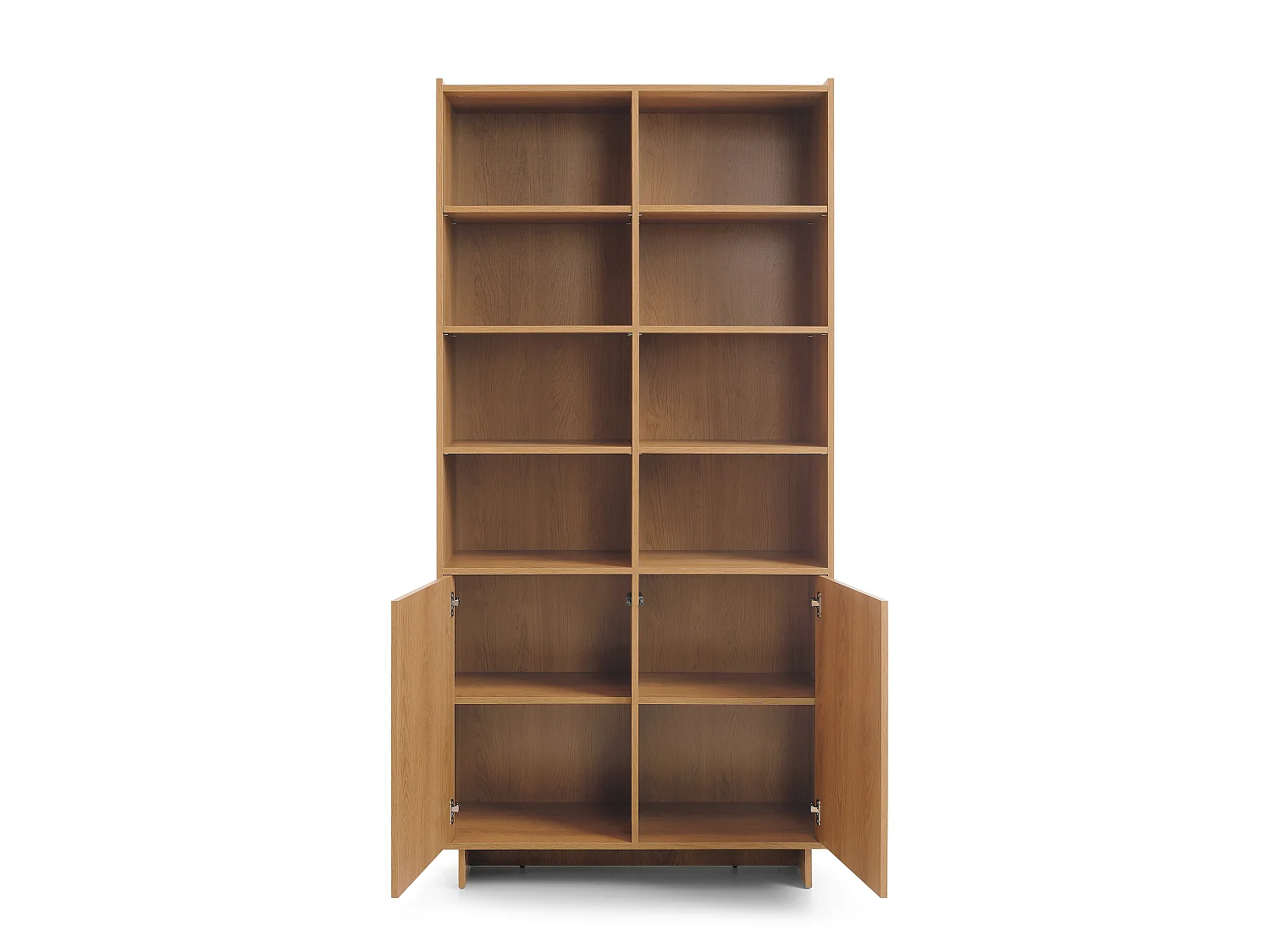 Bücherregal, karamellfarbene Eiche, 98 x 201 x 39 cm