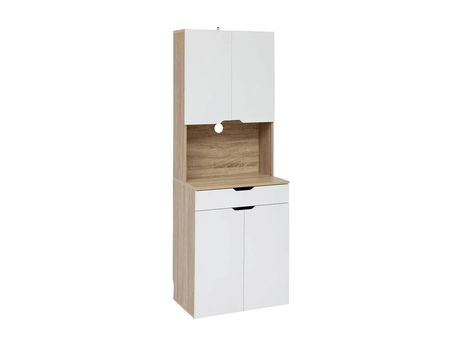 Buffet de Cuisine Haut "Eat Up" 170cm Blanc