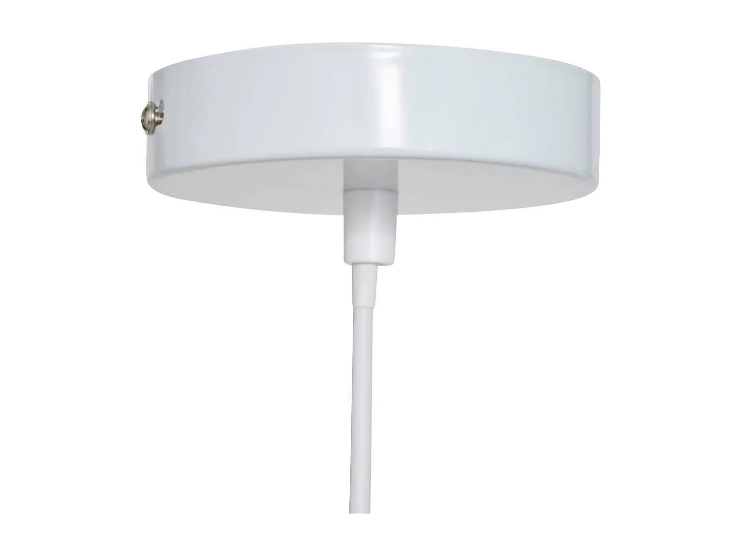 Lampe Suspension Design en Métal "Delcia" 45cm Blanc