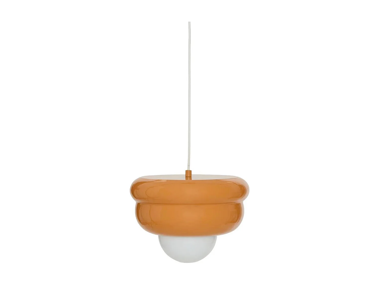 Suspension Design en Métal "Patty" 28cm Orange