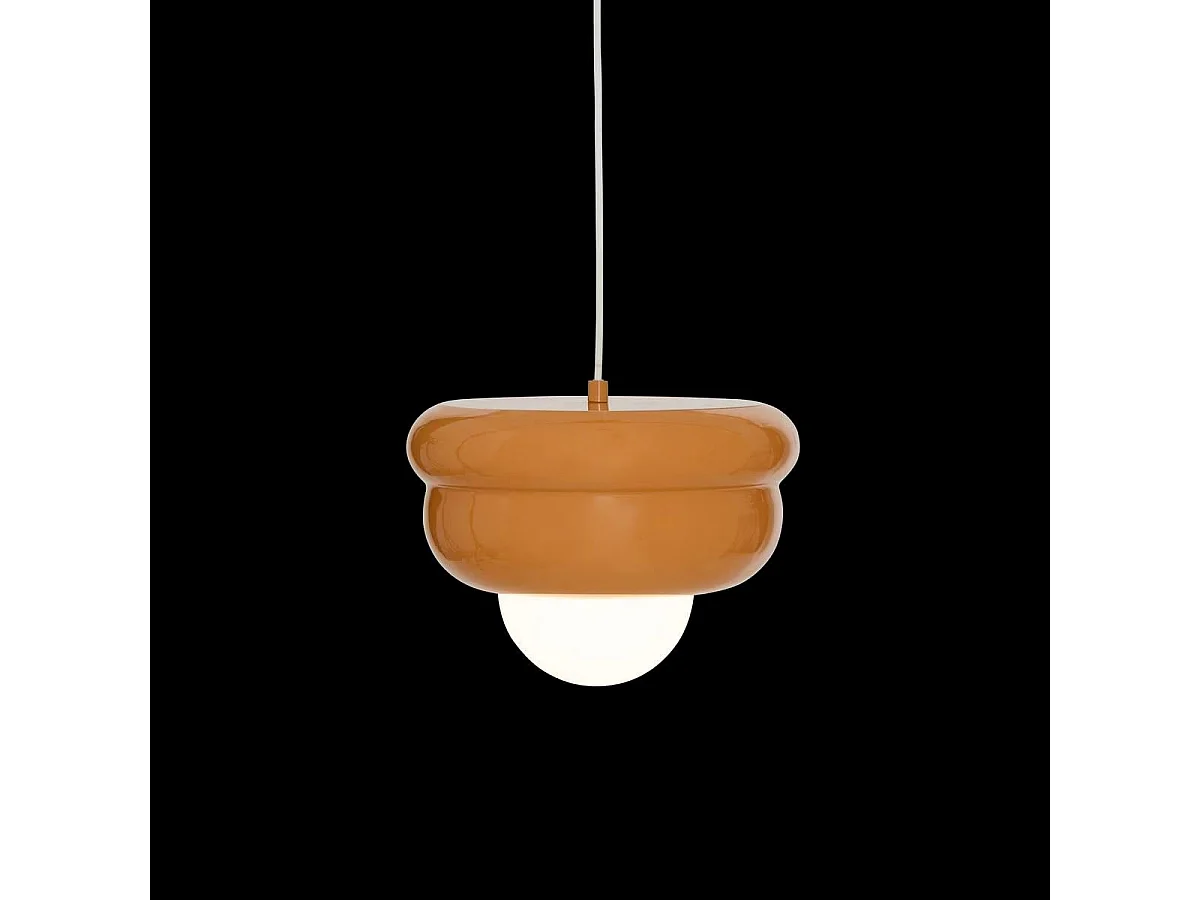Suspension Design en Métal "Patty" 28cm Orange