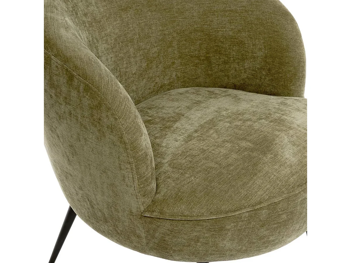 Fauteuil Design "Tildae" 71cm Vert Cèdre