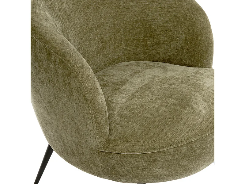 Fauteuil Design "Tildae" 71cm Vert Cèdre