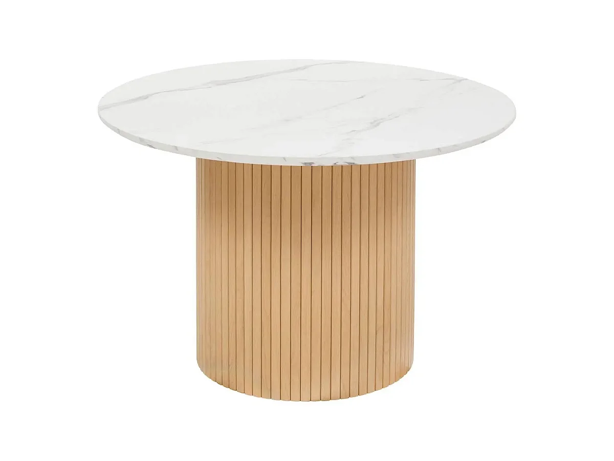 Table à Manger Design "Homelya" 110cm Naturel