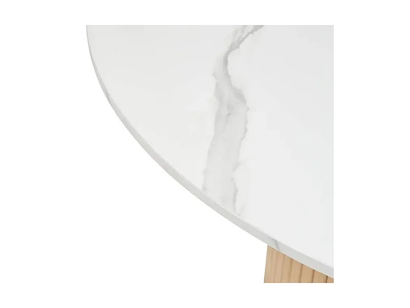 Table à Manger Design "Homelya" 110cm Naturel