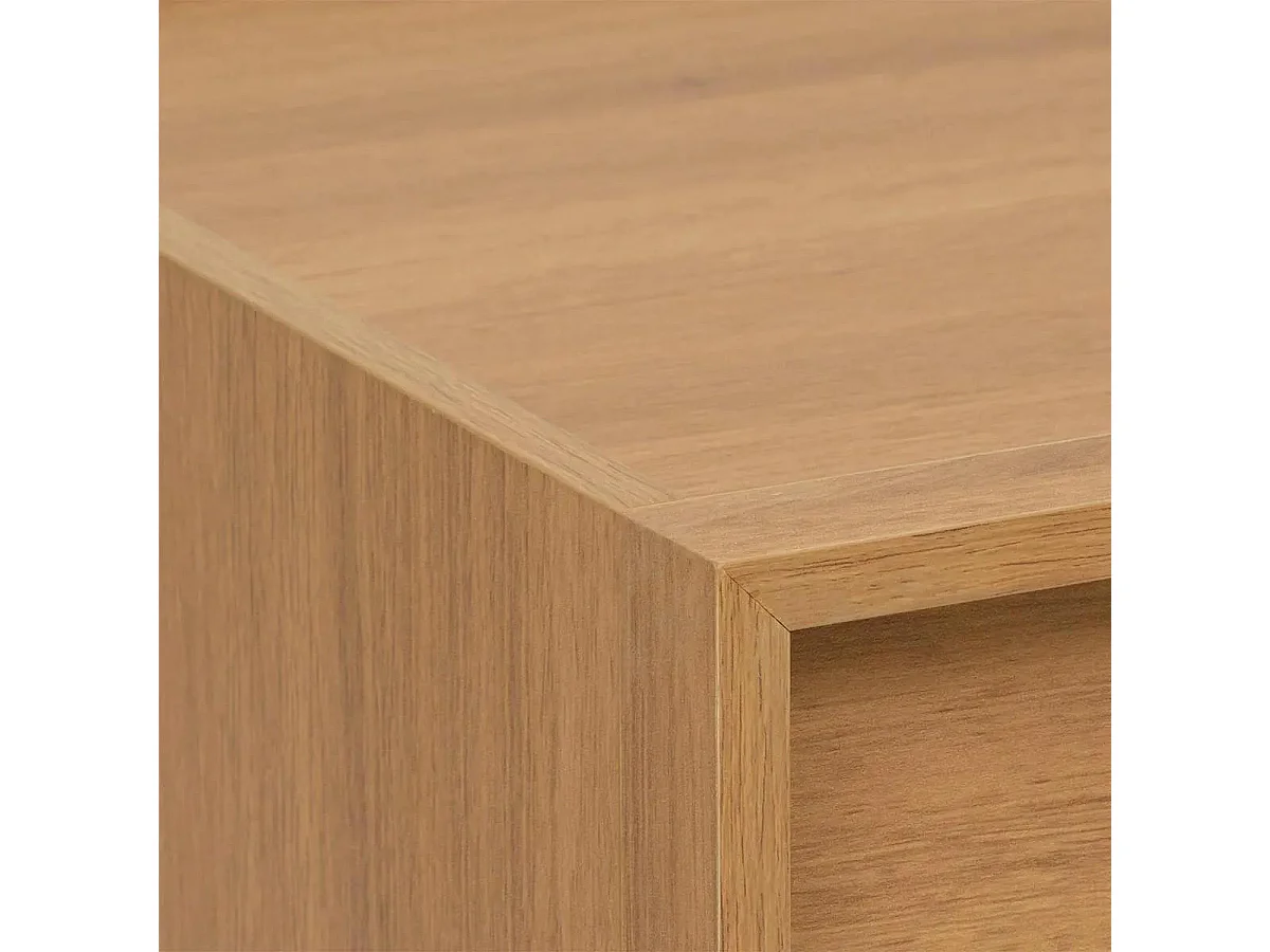 Commode 3 Tiroirs "Framy" 80cm Marron