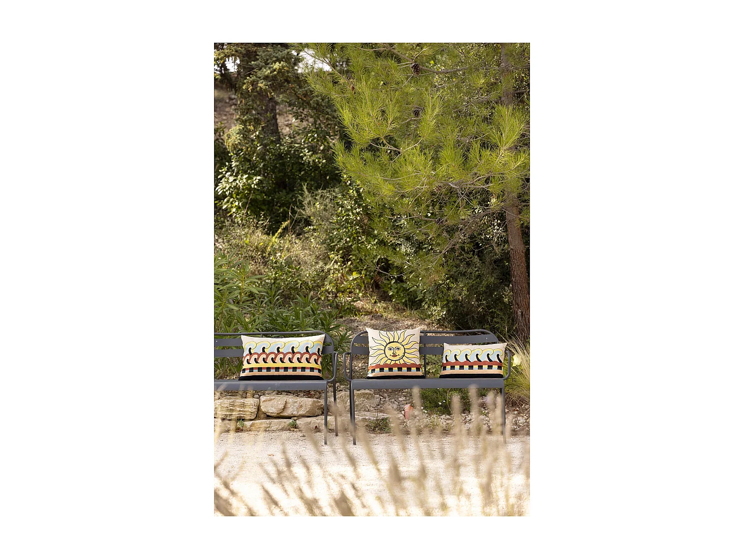 Besticktes Kissen Adria Multico 45 x 45 cm