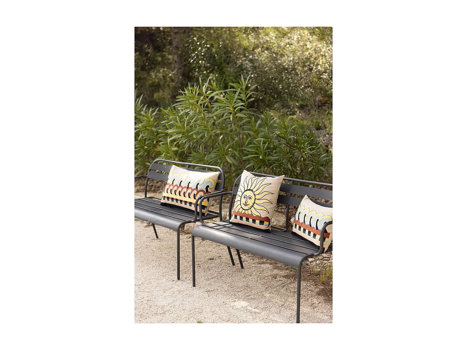 Besticktes Kissen Adria Multico 45 x 45 cm