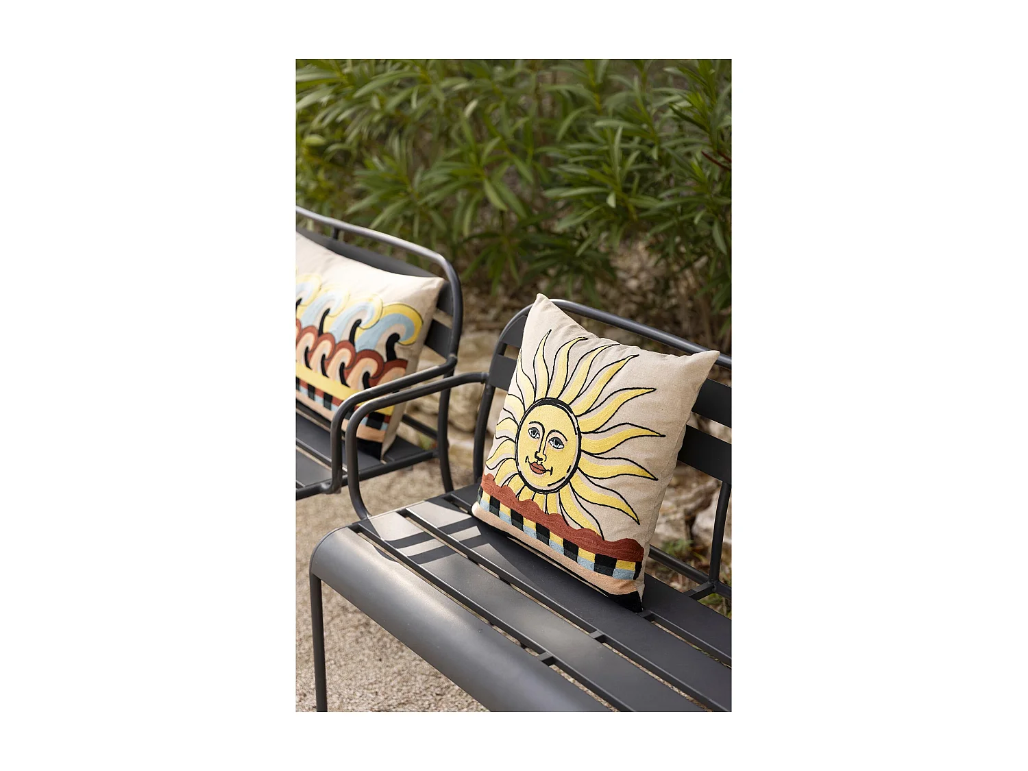 Besticktes Kissen Adria Multico 45 x 45 cm