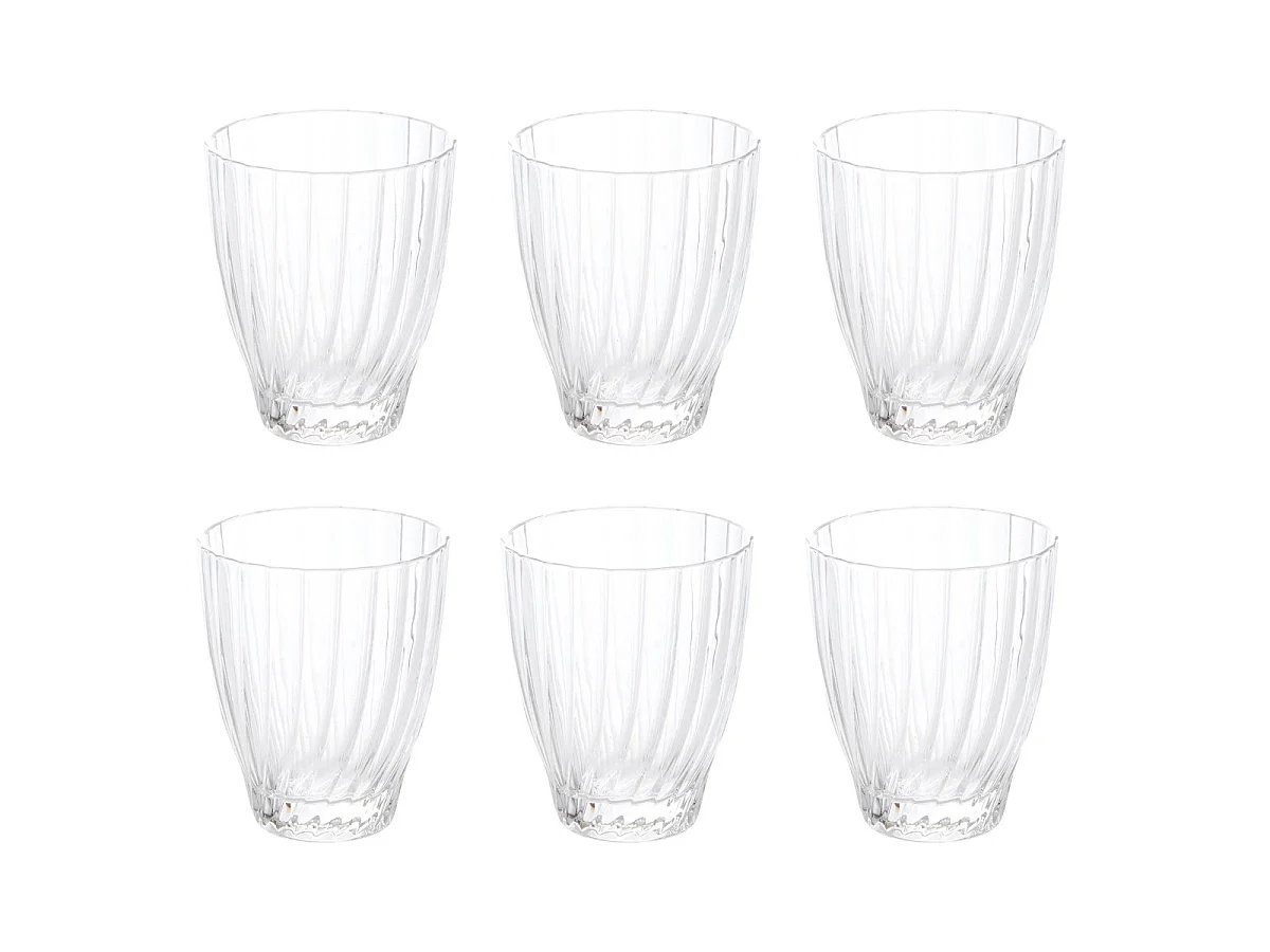 Lot de 6 Gobelets Bas "Margeau" 29cl Transparent